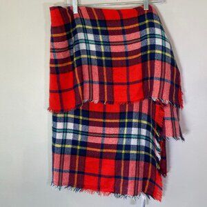NWOT American Eagle Red Plaid Scarf